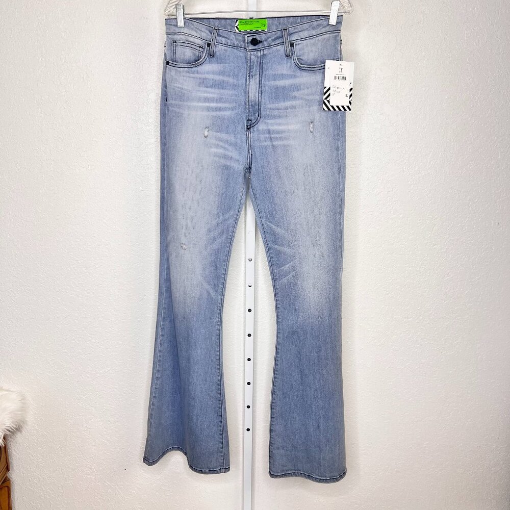 Free People x‎ Sandrine Rose LA Super Flare Denim Jeans 31